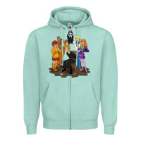 Surprise!  Scooby Dog With Friends Funny Halloween Zipper Hoodie | Teevron