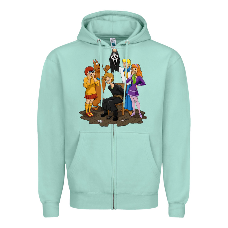 Surprise!  Scooby Dog With Friends Funny Halloween Zipper Hoodie by longCreatives | Teevron