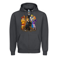 Smoke surprise!  scooby dog with friends funny halloween Zipper Hoodie - longCreatives
