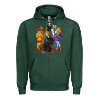 Sports Green surprise!  scooby dog with friends funny halloween Zipper Hoodie - longCreatives