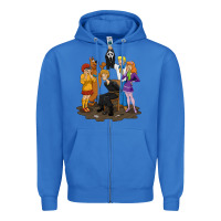 True Royal surprise!  scooby dog with friends funny halloween Zipper Hoodie - longCreatives