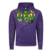 Cloud Purple Lucky St. Patrick's Day Vintage Hoodie - HowdyJamesFarm