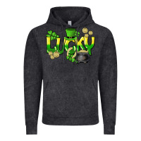 Vintage Black Lucky St. Patrick's Day Vintage Hoodie - HowdyJamesFarm