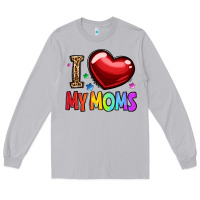 Moon Dust i love my moms Long Sleeve Tee - OliviaCreatesArt