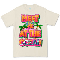 Bone Meet me at the ocean Summer Premium Tee - NancyCooperArtShop