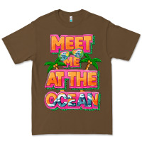 Cacao Meet me at the ocean Summer Premium Tee - NancyCooperArtShop