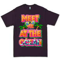 Plum Meet me at the ocean Summer Premium Tee - NancyCooperArtShop