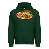 Foreset Green big pizza Urban Hoodie - AdoDesignShop