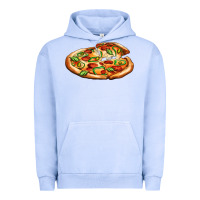 Pigment Grape Ice big pizza Urban Hoodie - AdoDesignShop