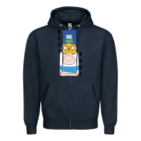 Navy Cn Adventure Time Finn Jake Bmo Best Buds Zipper Hoodie - longCreatives