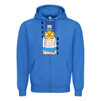 True Royal Cn Adventure Time Finn Jake Bmo Best Buds Zipper Hoodie - longCreatives