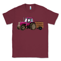 Pink Farm Tractor Classic Tee | Teevron