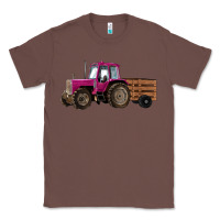 Chestnut Pink Farm Tractor Classic Tee - RanaPortraitStore