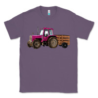 Lavender Pink Farm Tractor Classic Tee - RanaPortraitStore