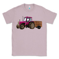 Lilac Pink Farm Tractor Classic Tee - RanaPortraitStore
