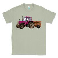 Matcha Pink Farm Tractor Classic Tee - RanaPortraitStore