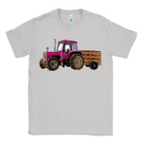 Moon Dust Pink Farm Tractor Classic Tee - RanaPortraitStore