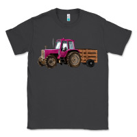 Smoke Pink Farm Tractor Classic Tee - RanaPortraitStore