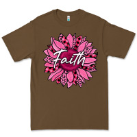 Cacao faith breast cancer awareness sunflower Premium Tee - Jasminsmagicworld