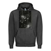 Charcoal Heather Outer Wilds Zipper Hoodie - longCreatives