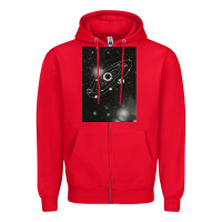 Red Outer Wilds Zipper Hoodie - longCreatives