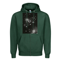 Sports Green Outer Wilds Zipper Hoodie - longCreatives