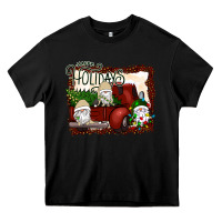 Black happy holidays gnomes Christmas Truck Heavy Core Tee - Bettercallsaul