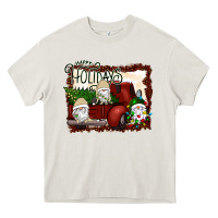 Cream happy holidays gnomes Christmas Truck Heavy Core Tee - Bettercallsaul