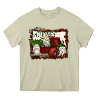 Mossy happy holidays gnomes Christmas Truck Heavy Core Tee - Bettercallsaul