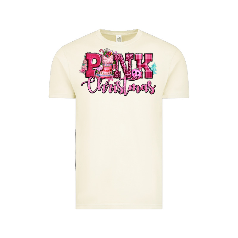 Pink Christmas Vintage Tee by CowGirlArtShop | Teevron