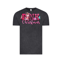 Vintage Black pink christmas Vintage Tee - CowGirlArtShop