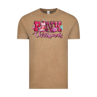 Vintage Coffee pink christmas Vintage Tee - CowGirlArtShop