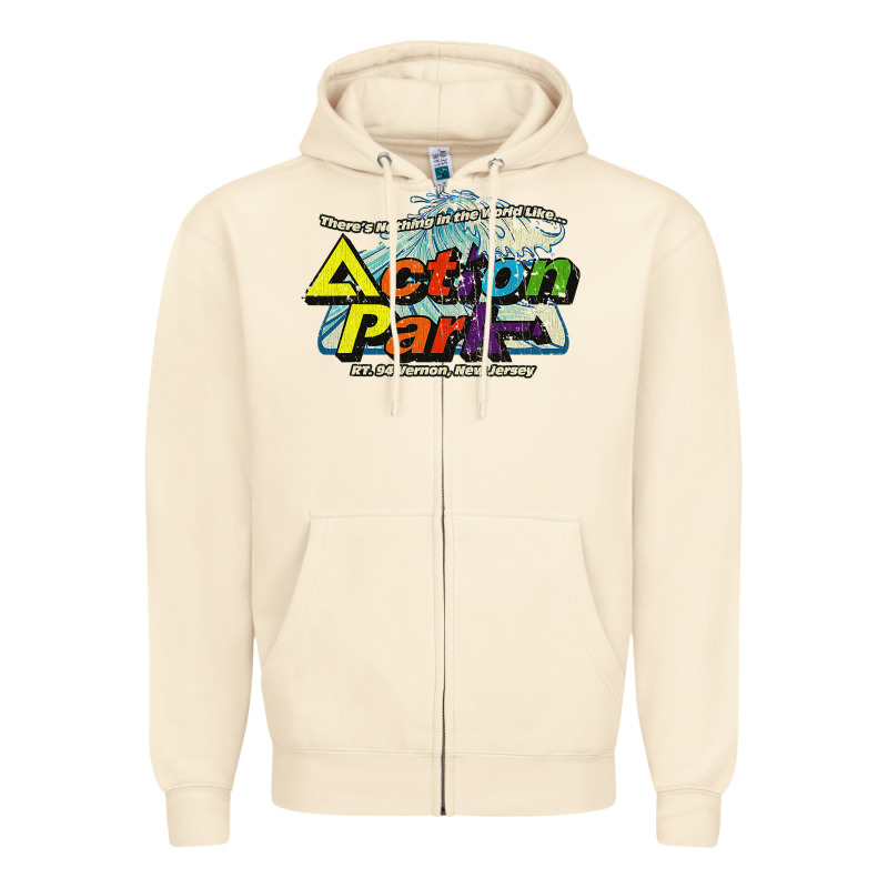 Funny Action Park New Jersey 1978 Vintage Zipper Hoodie by longCreatives | Teevron