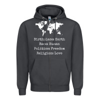 Smoke birthplace earth race human politics freedom religion love t shirt Zipper Hoodie - longCreatives