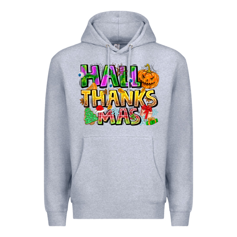 Holiday Fusion Art Premium Hoodie by CowhideDigitalArt | Teevron
