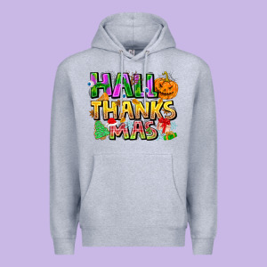 Holiday Fusion Art Premium Hoodie Designed By Cowhidedigitalart