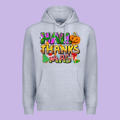Holiday Fusion Art Premium Hoodie Designed By Cowhidedigitalart