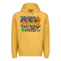 Mustard holiday fusion art Premium Hoodie - CowhideDigitalArt