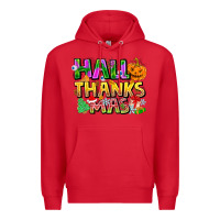 Red holiday fusion art Premium Hoodie - CowhideDigitalArt