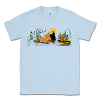 Dusty Blue western i got a heart like a truck Classic Tee - TumblerDesignByShophia