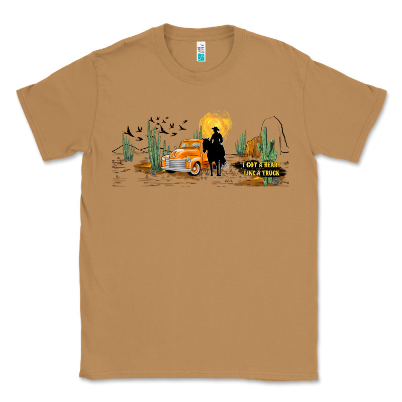 Western I Got A Heart Like A Truck Classic Tee by TumblerDesignByShophia | Teevron