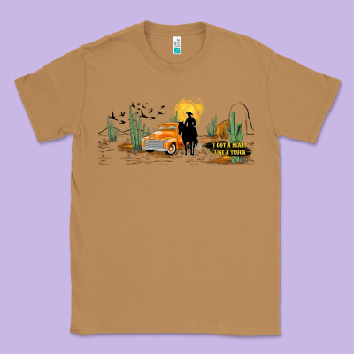 Western I Got A Heart Like A Truck Classic Tee Designed By Tumblerdesignbyshophia