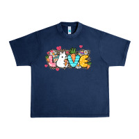 Navy Love Easter Day Urban Heavy Tee - HowdyJamesFarm