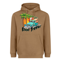 Toasted Coconut road trippin Heavyweight Hoodie - BarkalooDesign