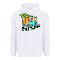 White road trippin Heavyweight Hoodie - BarkalooDesign