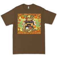 Cacao fall school bus Premium Tee - texasbilliewilder