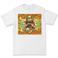 White fall school bus Premium Tee - texasbilliewilder
