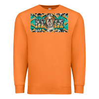 Carrot english bulldog mom  license plate template Premium Sweatshirt - BarkalooDesign