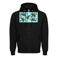 Black spinosaurus sippy cup Zipper Hoodie - Artiststas