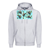 Heather Grey spinosaurus sippy cup Zipper Hoodie - Artiststas